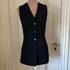 Ann Taylor Black Sleeveless Vest